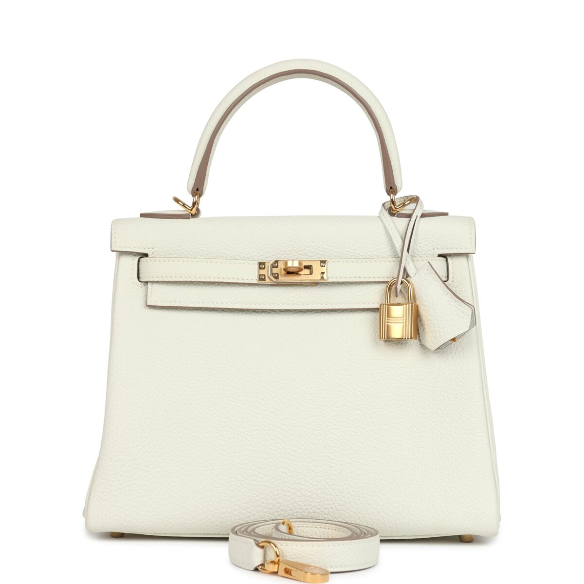 Hermes Kelly Retourne 25 Mushroom Togo GHW