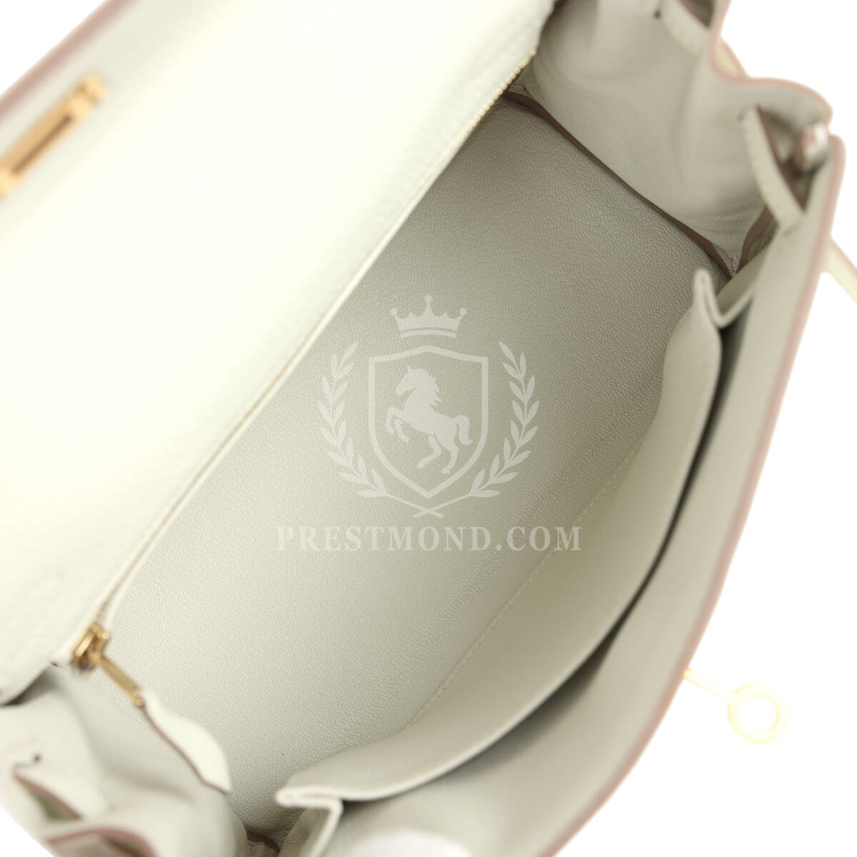 Hermes Kelly Retourne 25 Mushroom Togo GHW — изображение 8