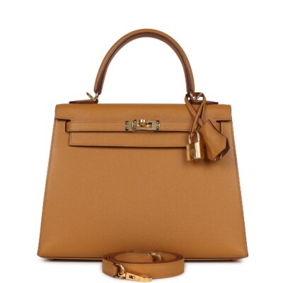 Hermes Kelly Sellier 25 Sesame Epsom GHW