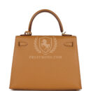 Hermes Kelly Sellier 25 Sesame Epsom GHW