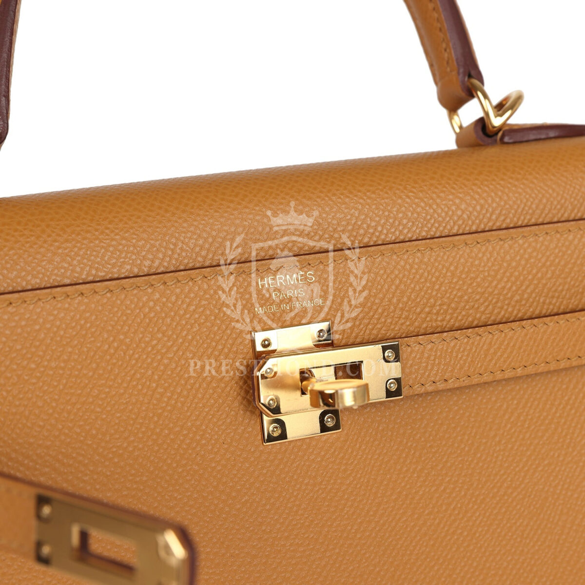 Hermes Kelly Sellier 25 Sesame Epsom GHW — изображение 7