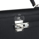 Hermes Kelly Sellier 28 Black Epsom PHW