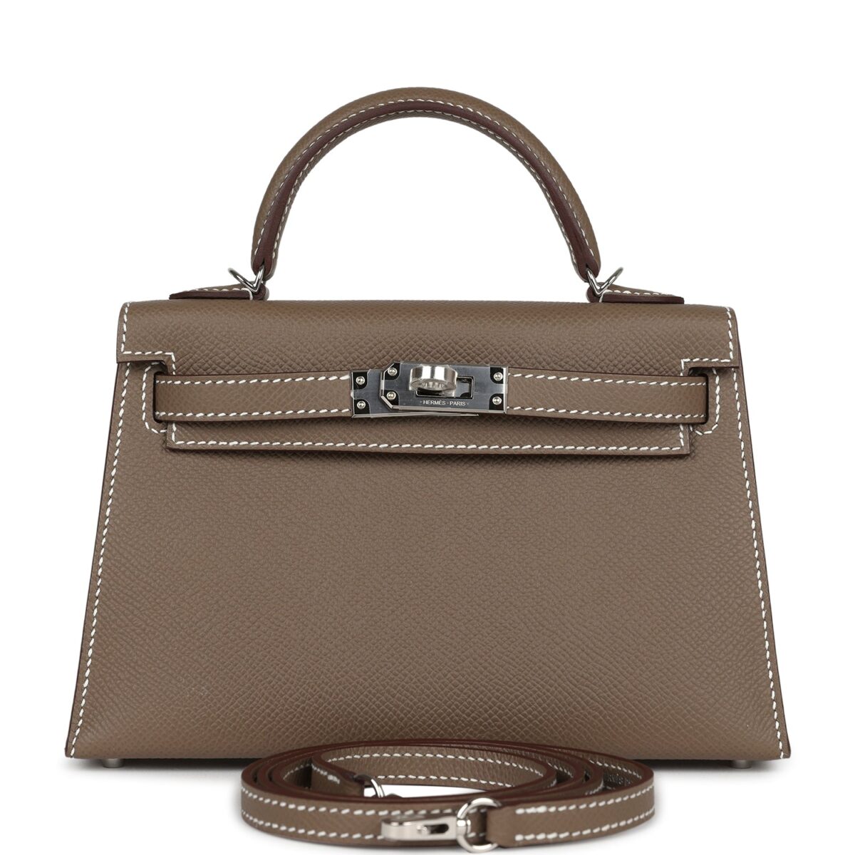 Hermes Kelly Sellier 20 Etoupe Epsom PHW