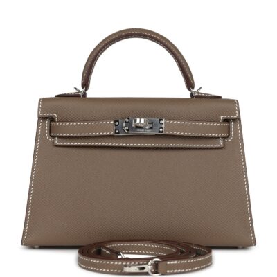 Hermes Kelly Sellier 20 Etoupe Epsom PHW