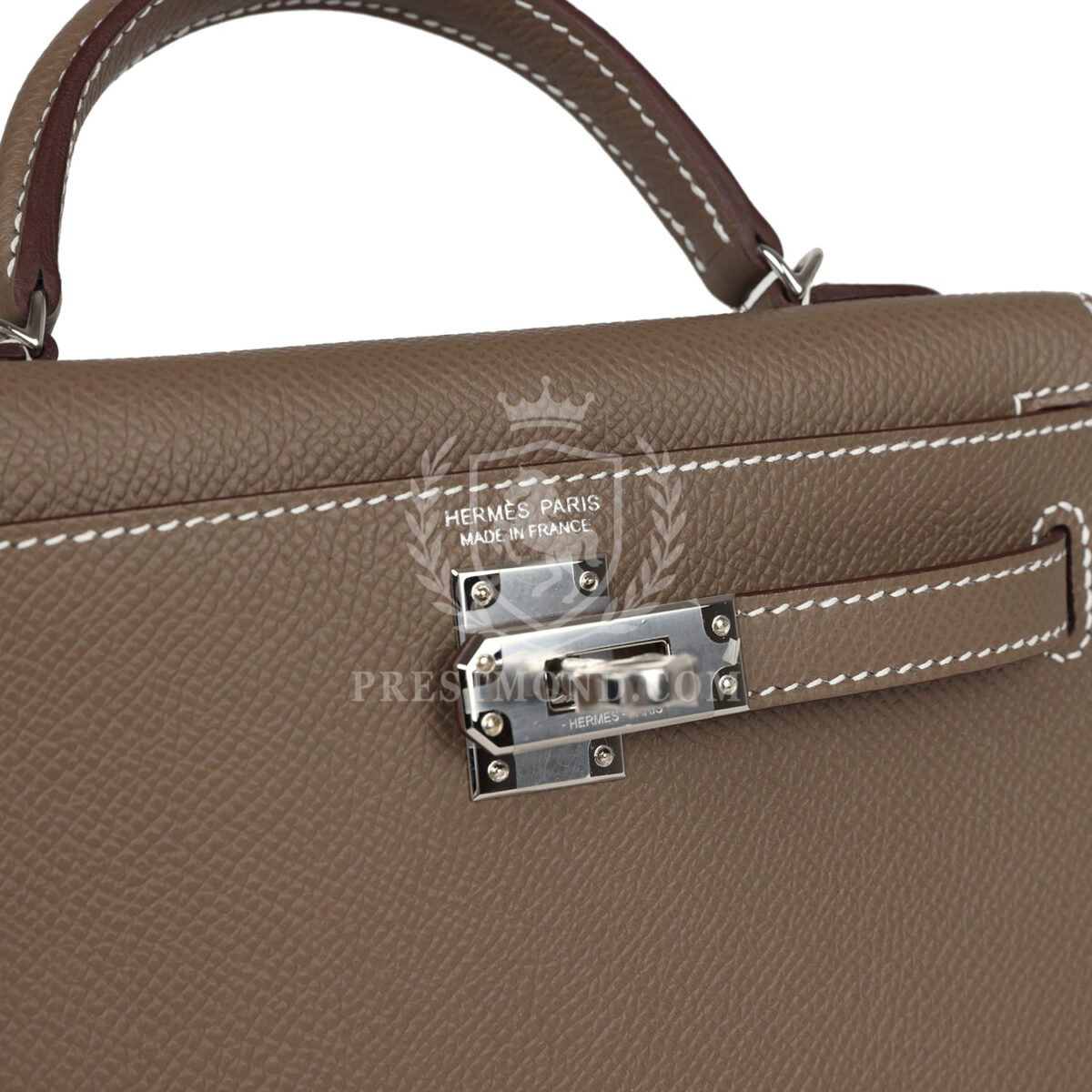 Hermes Kelly Sellier 20 Etoupe Epsom PHW — изображение 7