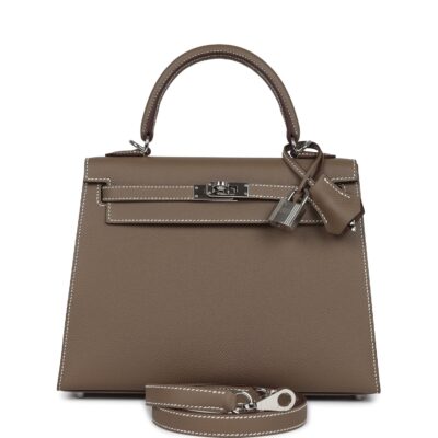 Hermes Kelly Sellier 25 Etoupe Epsom PHW