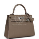 Hermes Kelly Sellier 25 Etoupe Epsom PHW