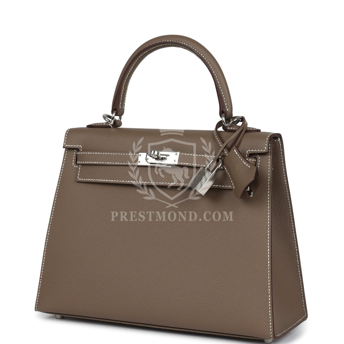 Hermes Kelly Sellier 25 Etoupe Epsom PHW — изображение 5