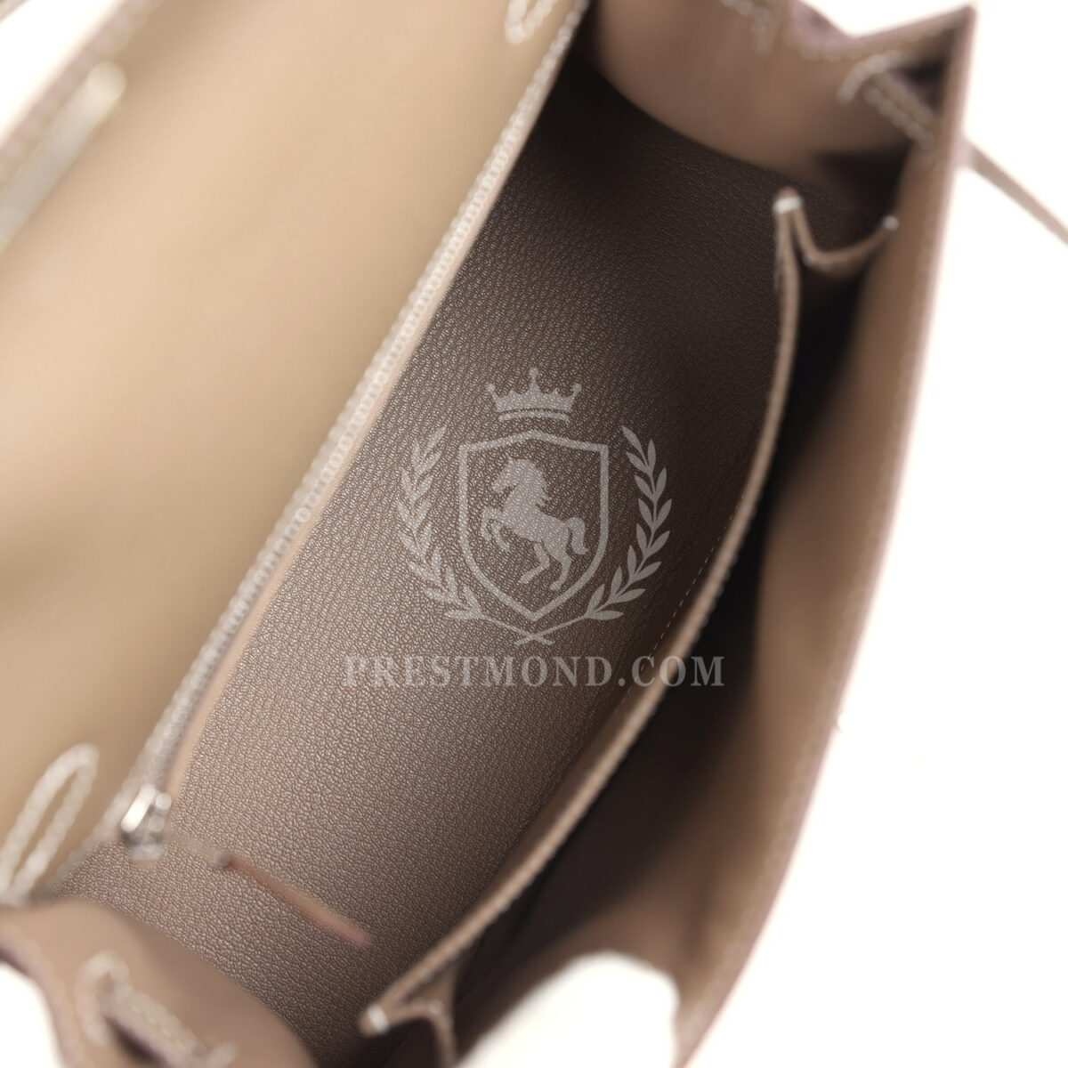 Hermes Kelly Sellier 25 Etoupe Epsom PHW — изображение 8