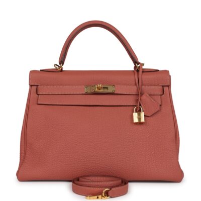 Hermes Kelly Retourne 32 Rosy Togo GHW