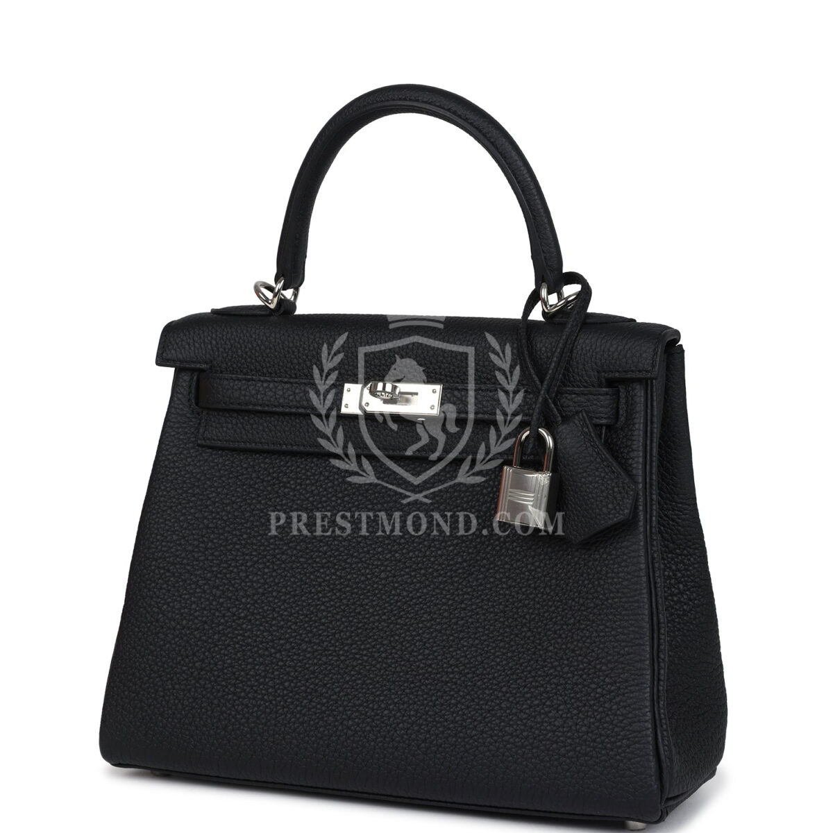 Hermes Kelly Retourne 25 Black Togo PHW — изображение 5