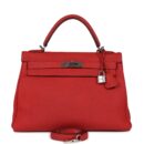 Hermes Kelly Retourne 32 Geranium Togo PHW
