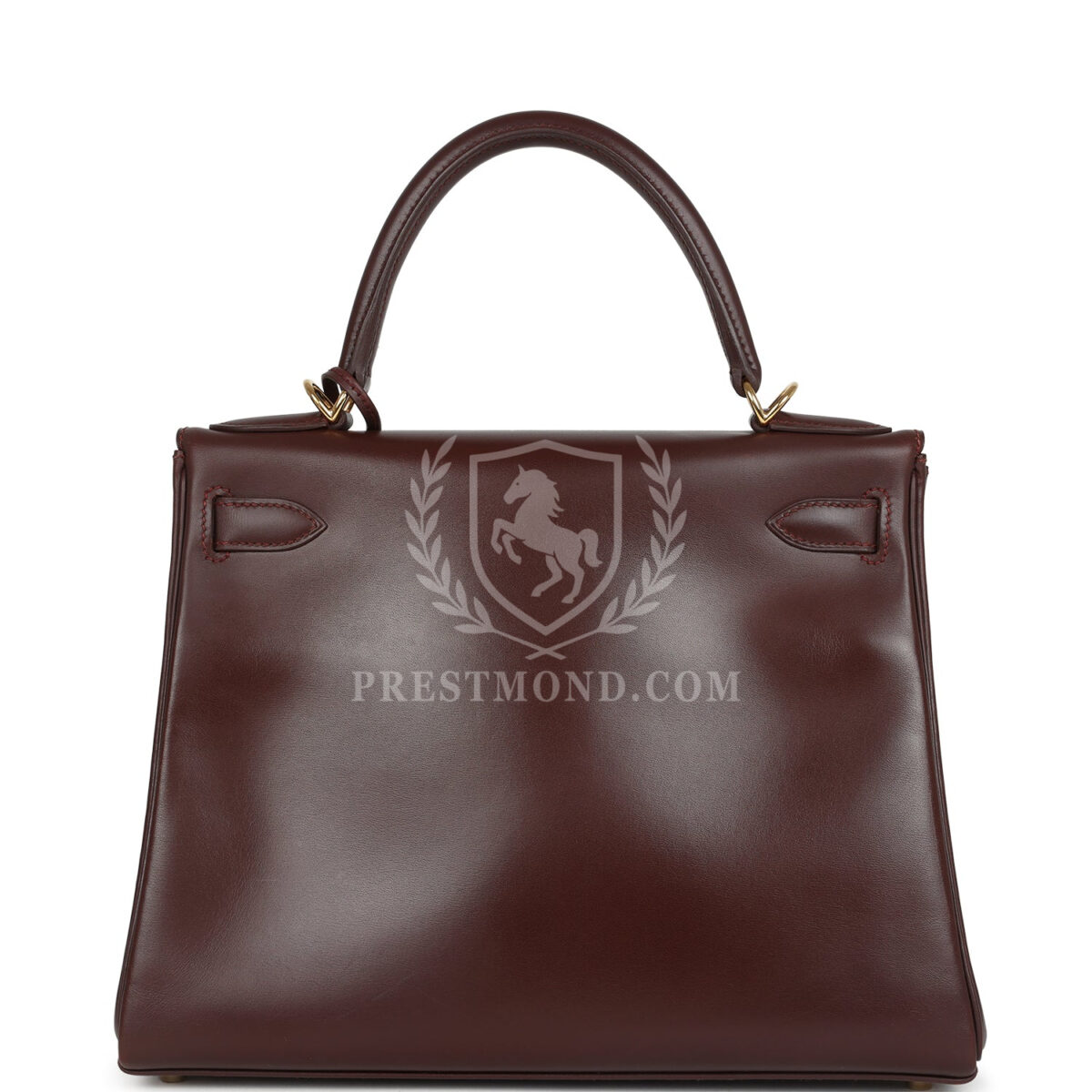 Vintage Hermes Kelly Retourne 28 Noisette Box GHW — изображение 4
