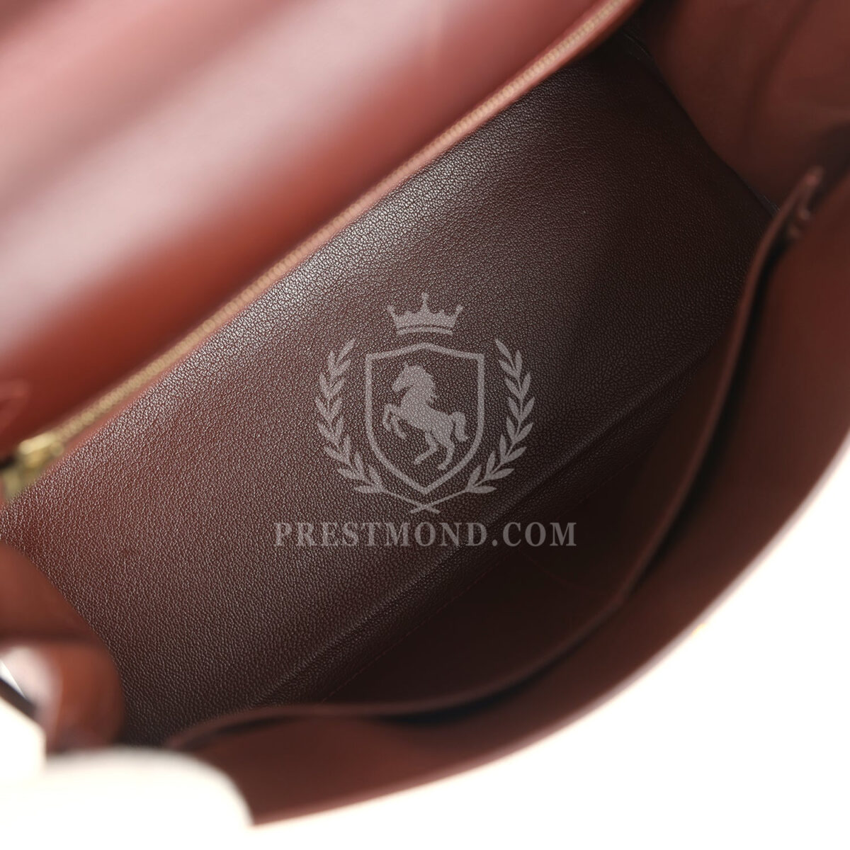 Vintage Hermes Kelly Retourne 28 Noisette Box GHW — изображение 8
