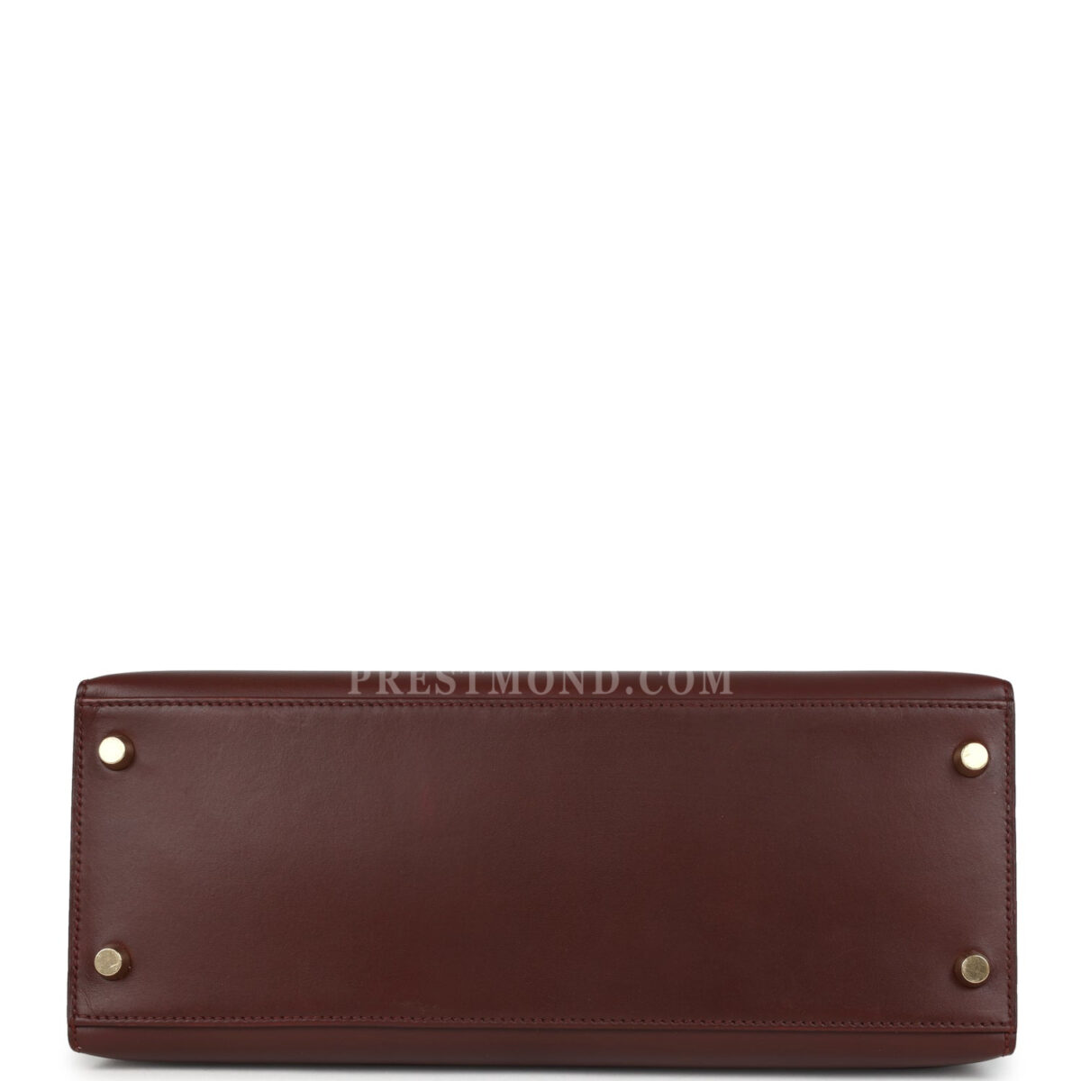Vintage Hermes Kelly Sellier 28 Noisette Box GHW — изображение 6