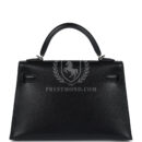 Hermes Kelly Sellier 20 Clouté Black Box PHW