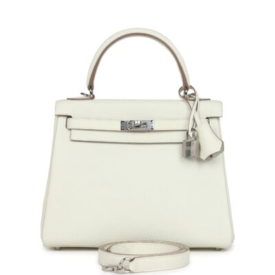 Hermes Kelly Retourne 25 Mushroom Togo PHW
