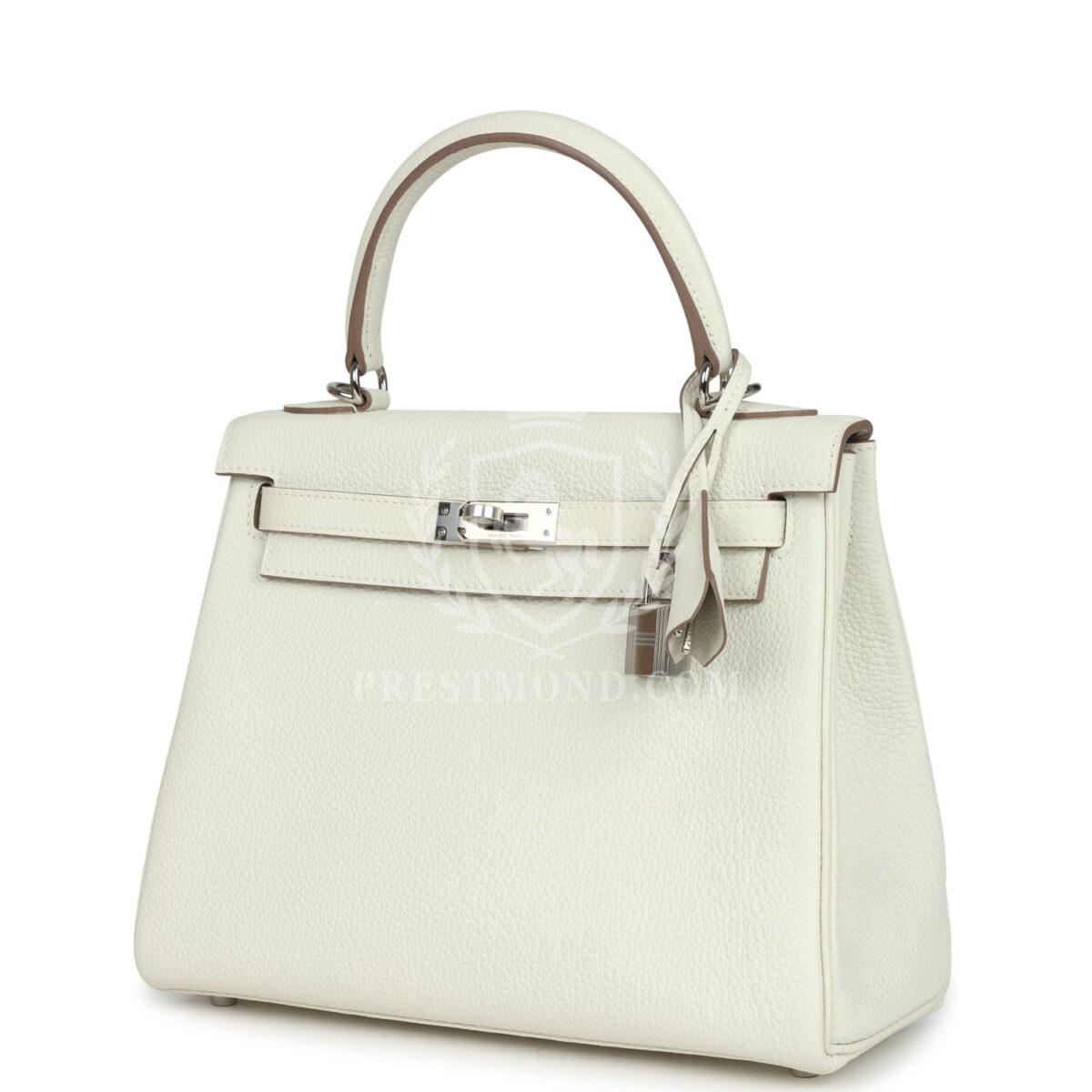 Hermes Kelly Retourne 25 Mushroom Togo PHW — изображение 5