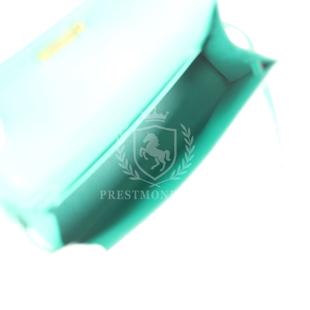 Hermes Kelly Sellier 20 Vert Jade Shiny Alligator GHW — изображение 8