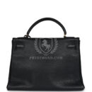 Vintage Hermes Kelly Retourne 32 Black Ardennes GHW