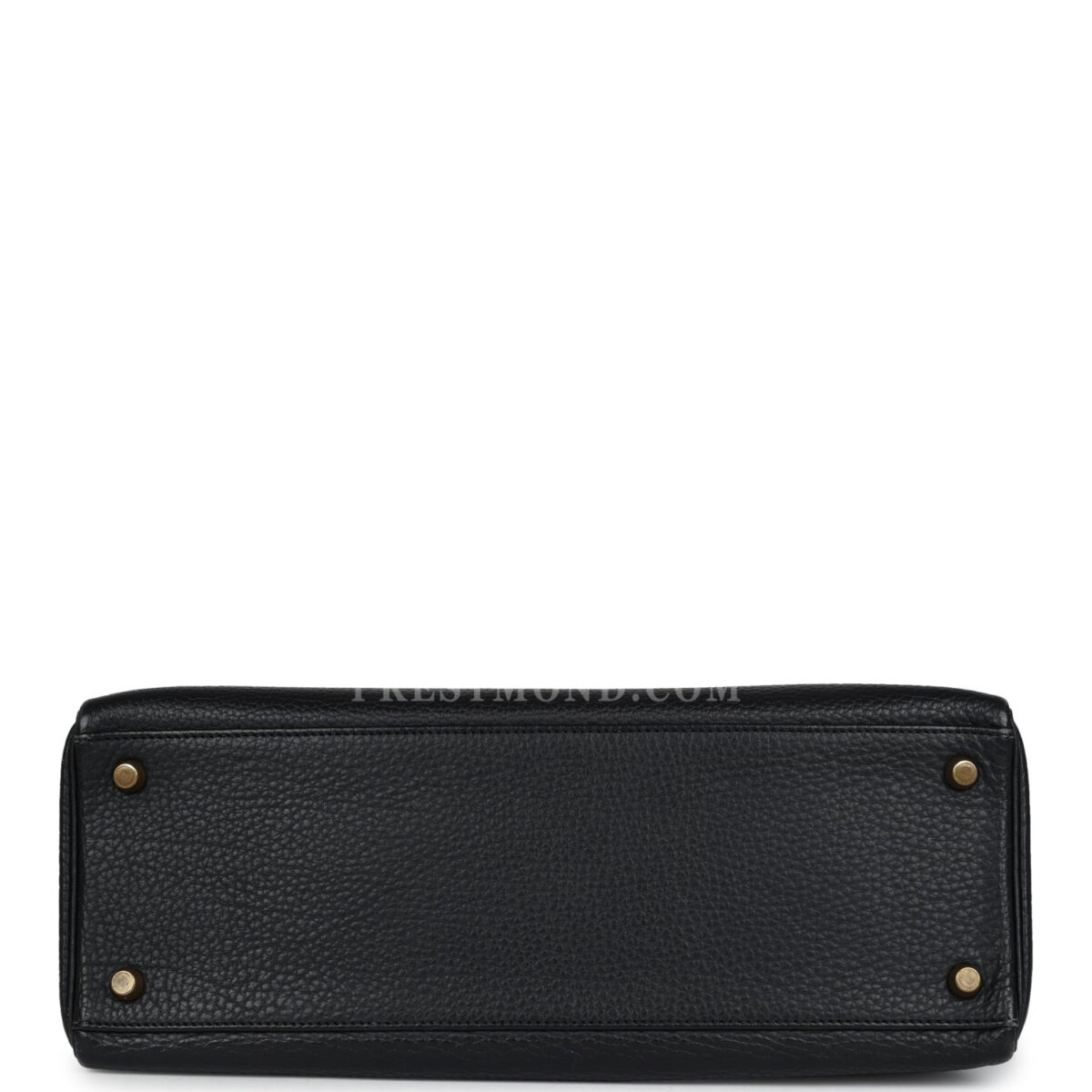 Vintage Hermes Kelly Retourne 32 Black Ardennes GHW — изображение 6