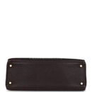 Vintage Hermes Kelly Retourne 32 Marron Fonce Fjord GHW