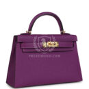 Hermes Kelly Sellier 20 Anemone Epsom GHW