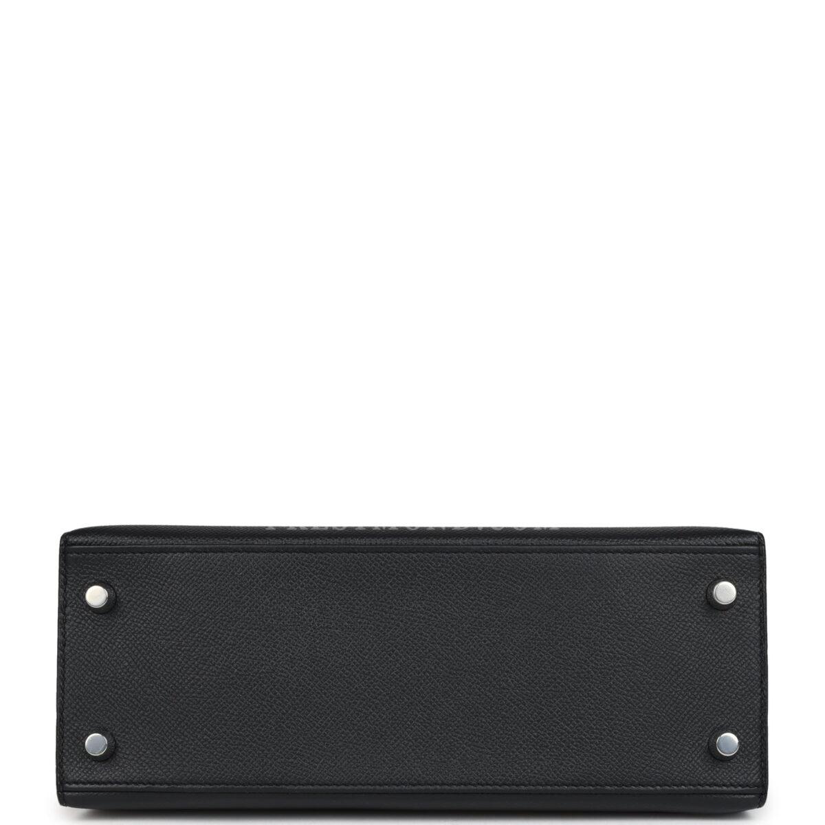 Hermes Special Order (HSS) Kelly Sellier 25 Black and Gris Mouette Epsom Brushed GHW — изображение 6