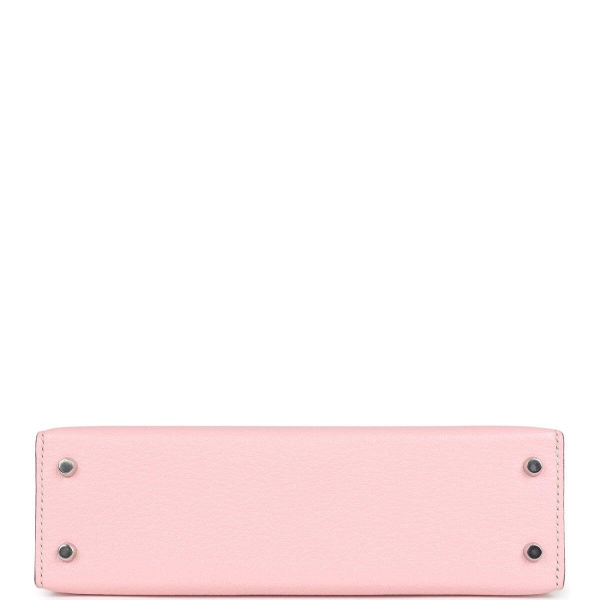 Hermes Special Order (HSS) Kelly Sellier 20 Rose Sakura and Bleu Brume Chevre PHW — изображение 6