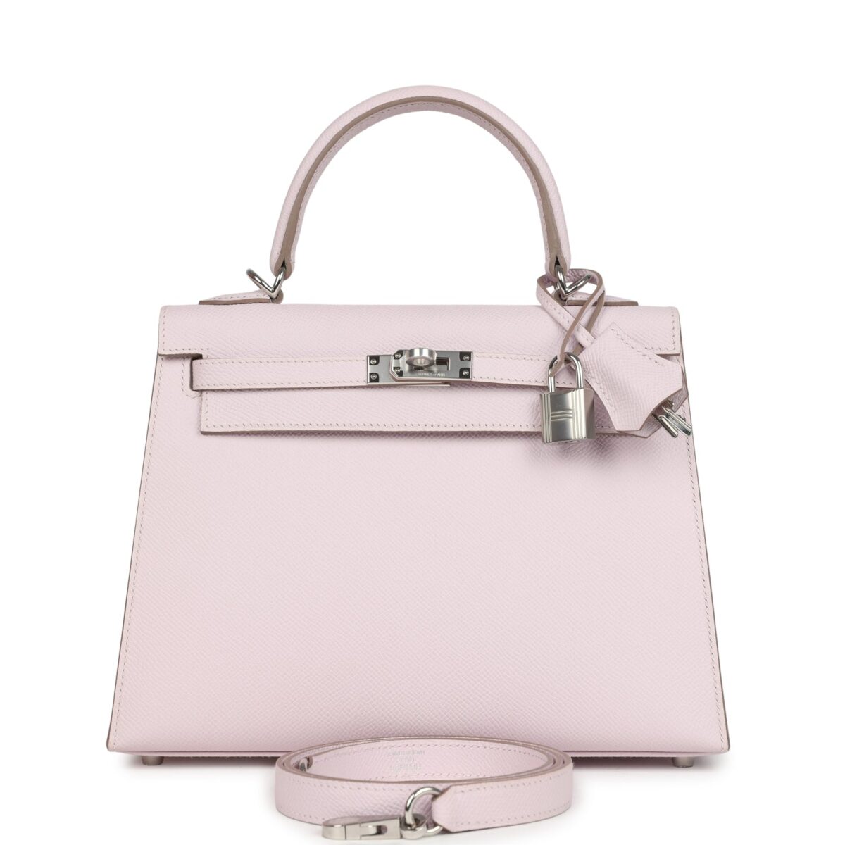 Hermes Kelly Sellier 25 Mauve Pale Epsom PHW
