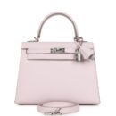 Hermes Kelly Sellier 25 Mauve Pale Epsom PHW
