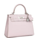 Hermes Kelly Sellier 25 Mauve Pale Epsom PHW