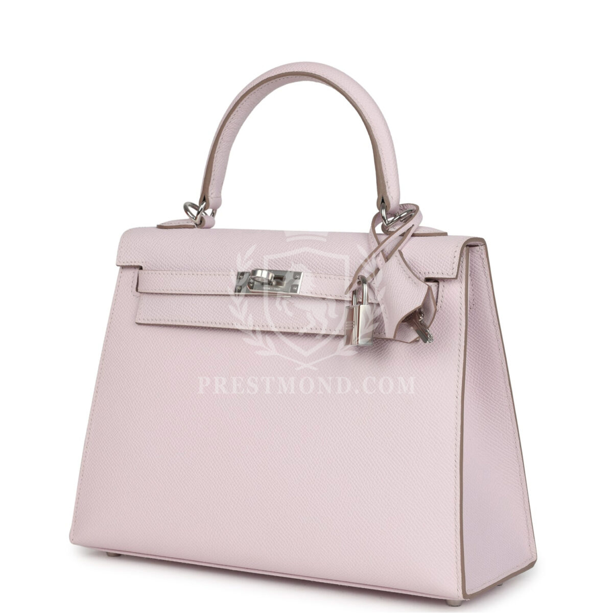 Hermes Kelly Sellier 25 Mauve Pale Epsom PHW — изображение 3