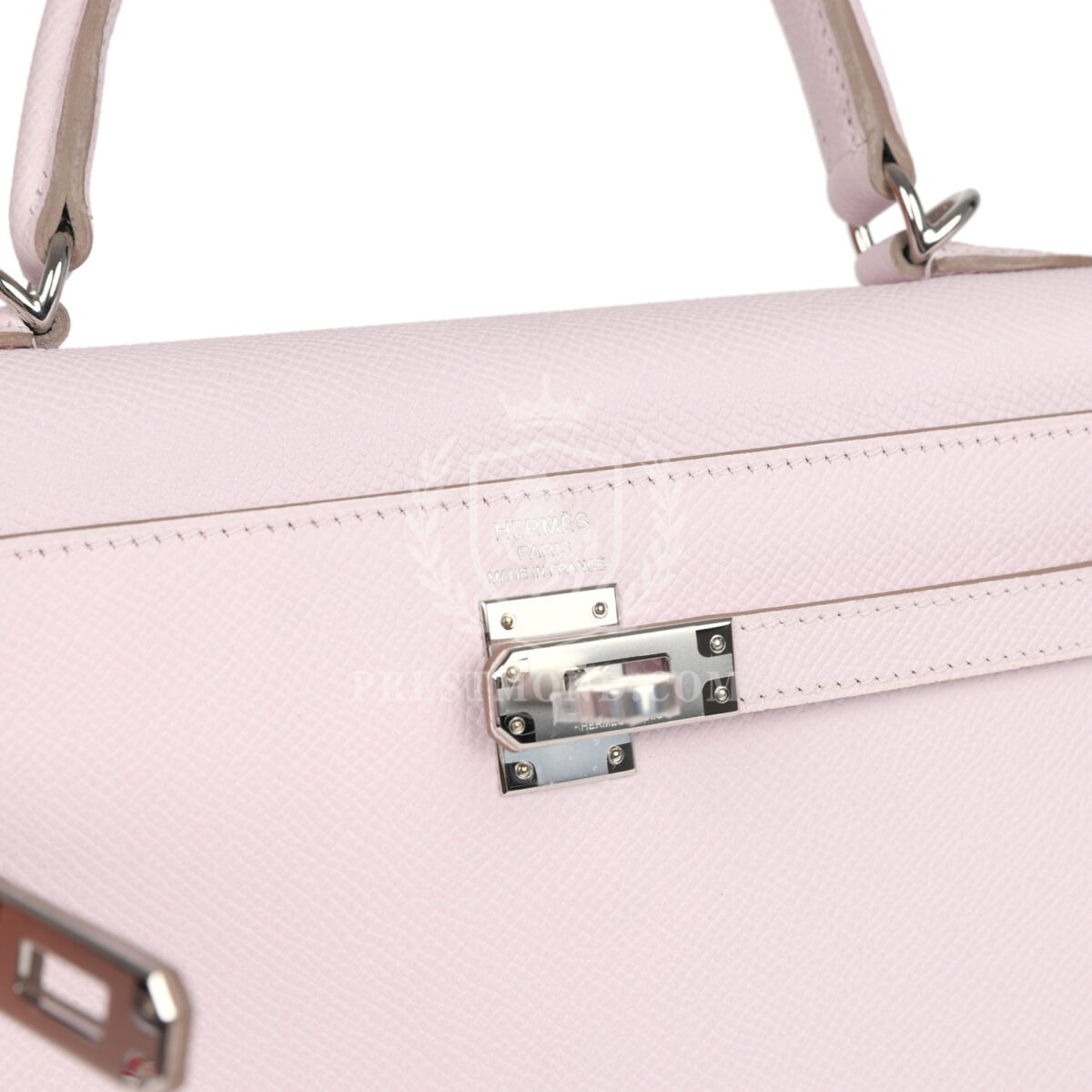 Hermes Kelly Sellier 25 Mauve Pale Epsom PHW — изображение 7