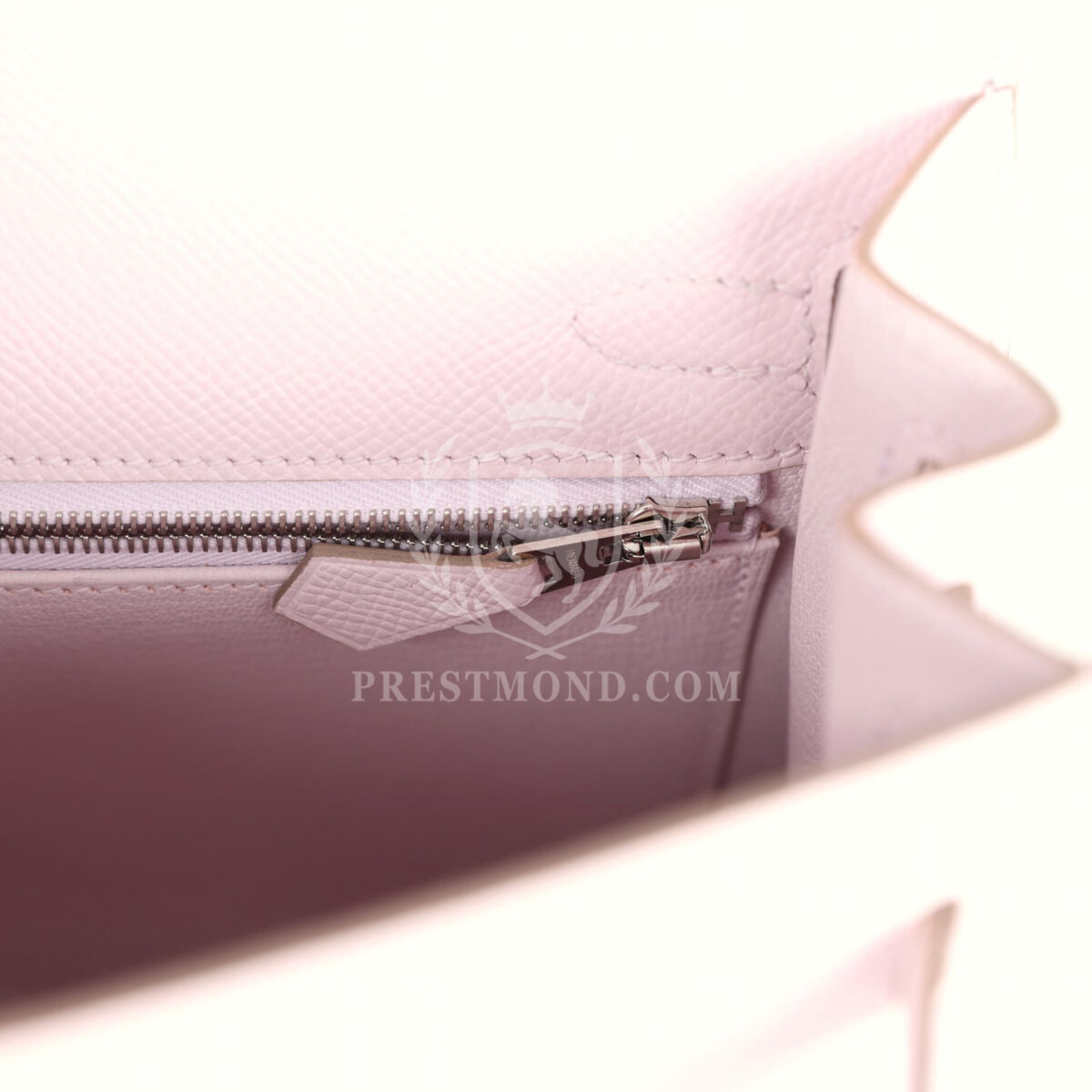 Hermes Kelly Sellier 25 Mauve Pale Epsom PHW — изображение 9