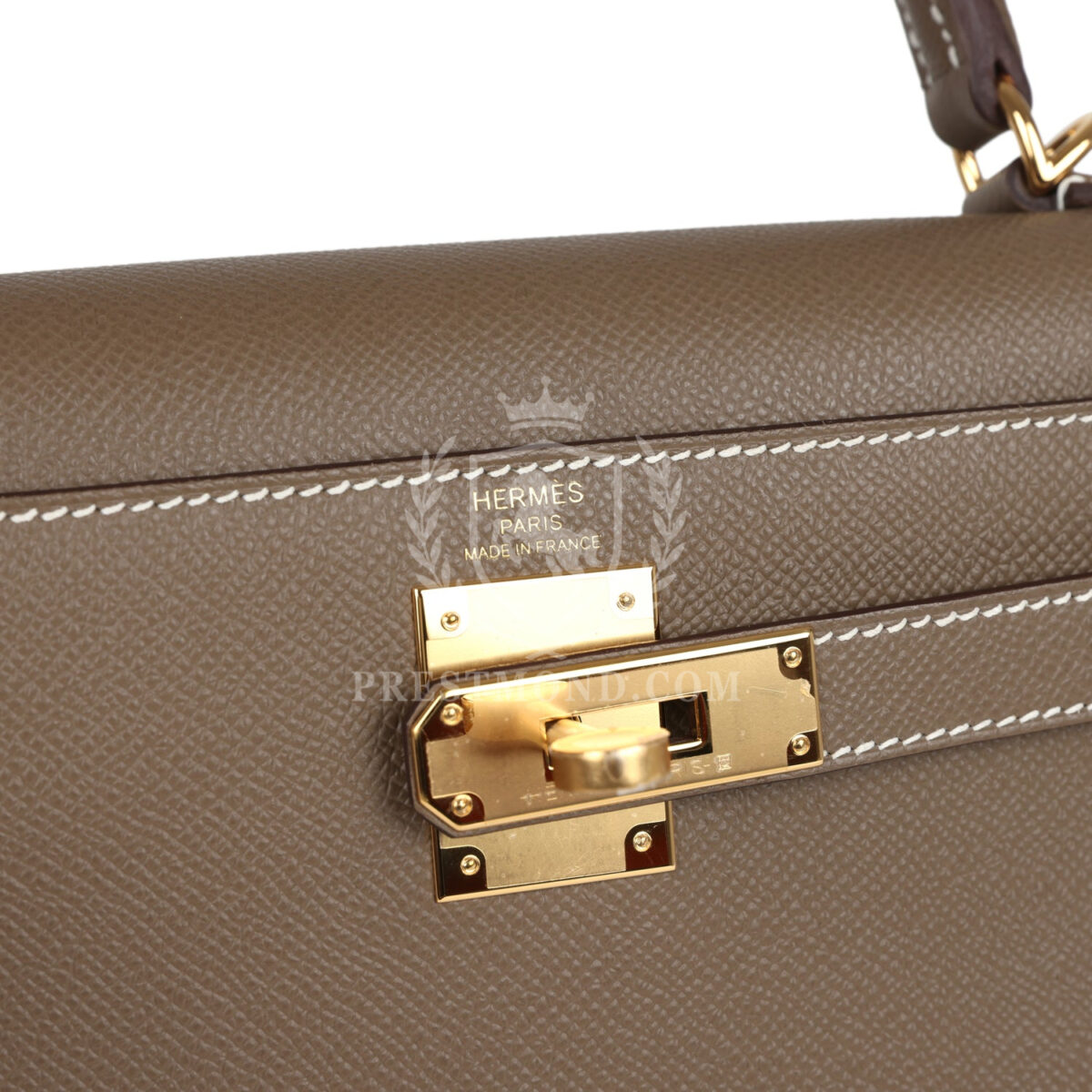 Hermes Kelly Sellier 28 Etoupe Epsom GHW — изображение 7