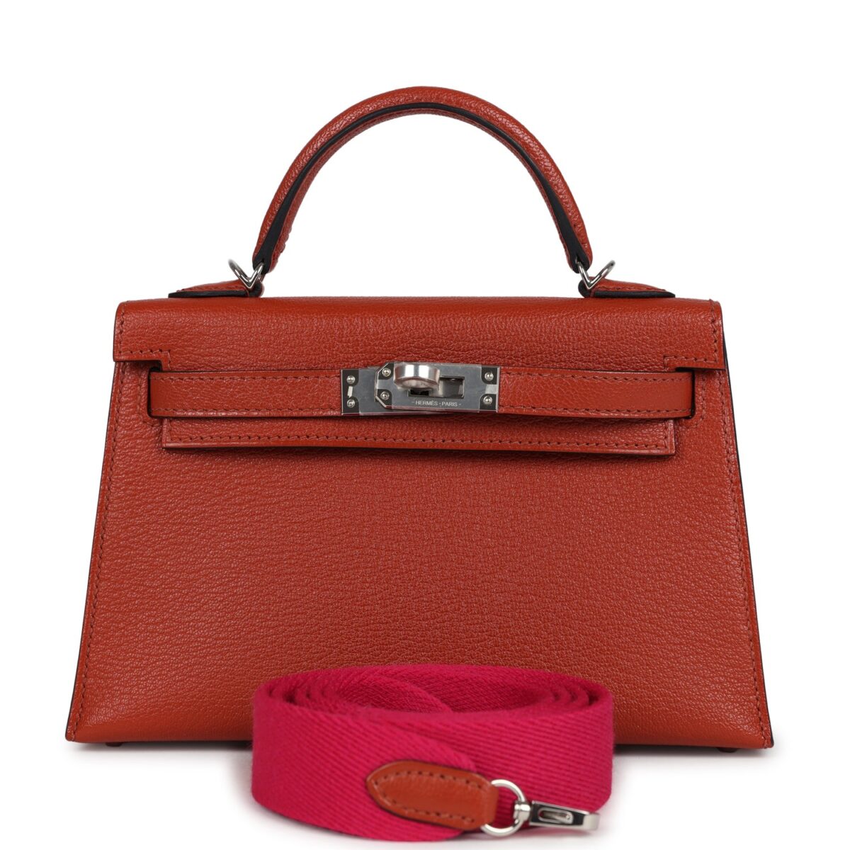 Hermes Kelly Sellier 20 Cuivre Chevre Mysore PHW