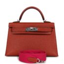Hermes Kelly Sellier 20 Cuivre Chevre Mysore PHW