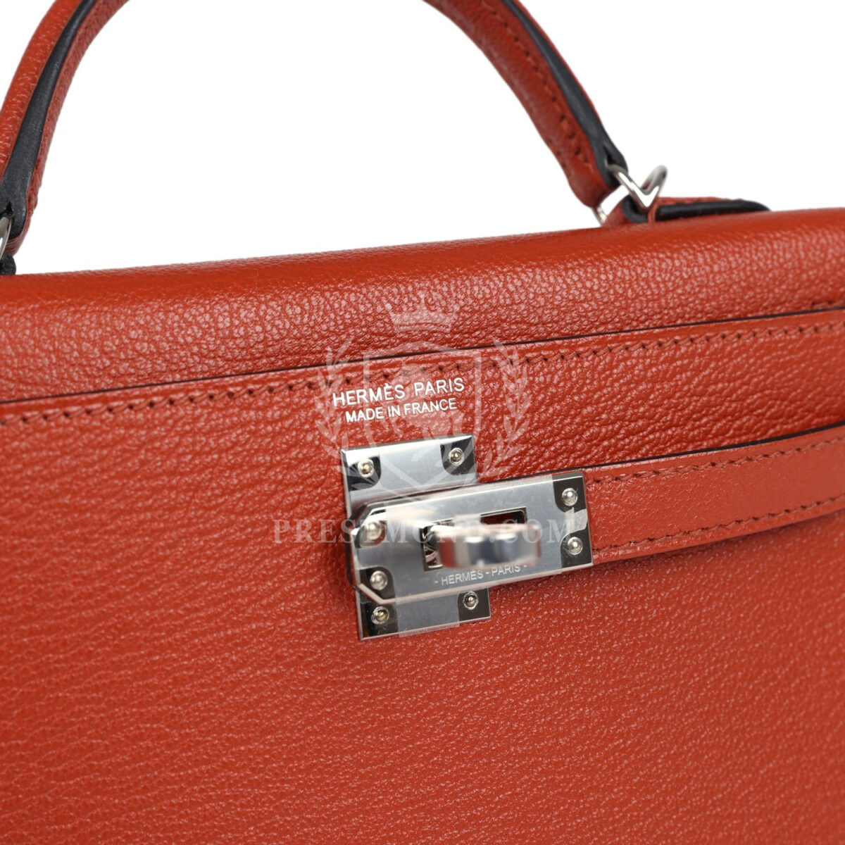 Hermes Kelly Sellier 20 Cuivre Chevre Mysore PHW — изображение 7