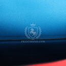 Hermes Kelly Sellier 28 Casaque Rouge De Coeur, Rose Extreme and Bleu Zanzibar Epsom PHW