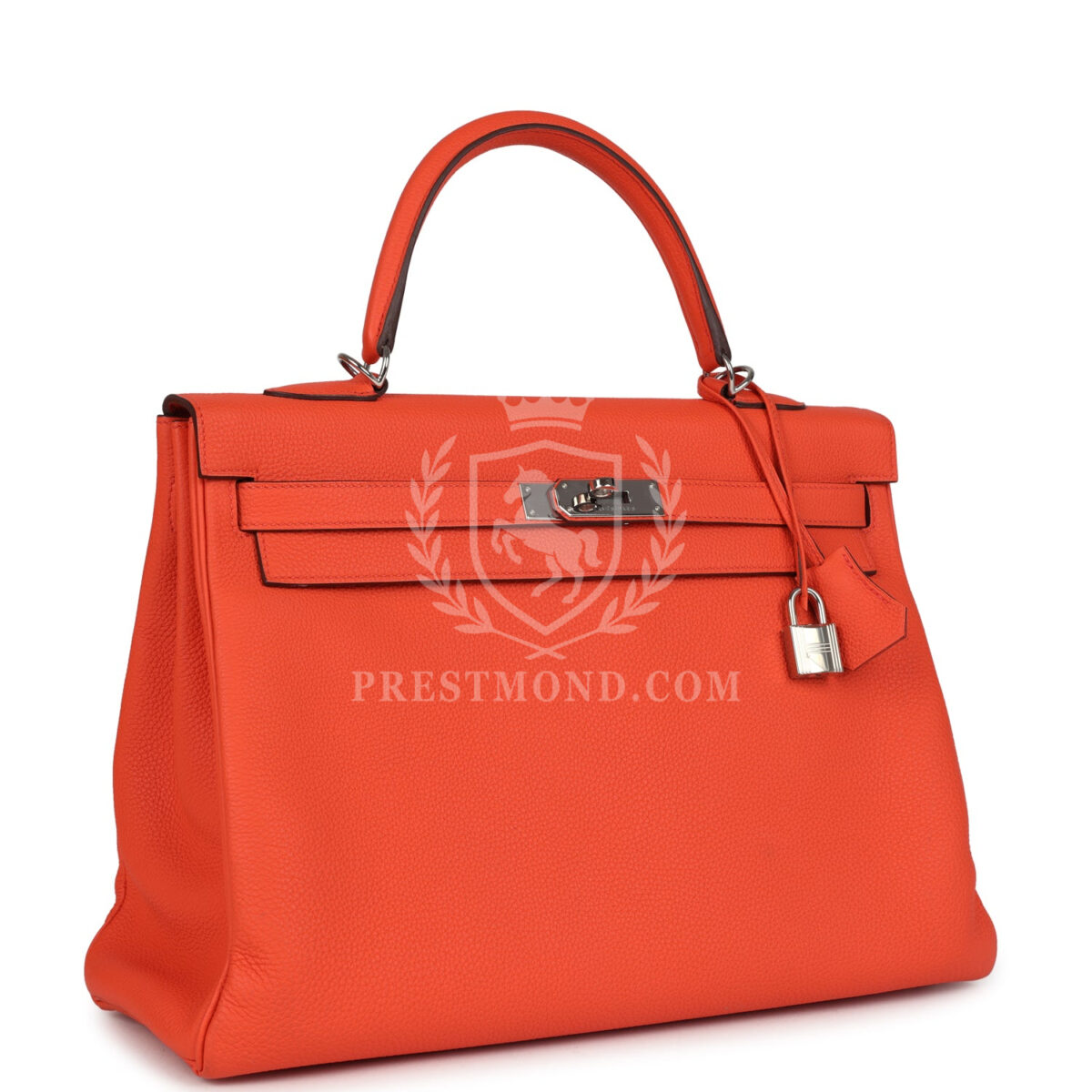 Hermes Kelly Retourne 35 Orange Poppy Togo PHW — изображение 2