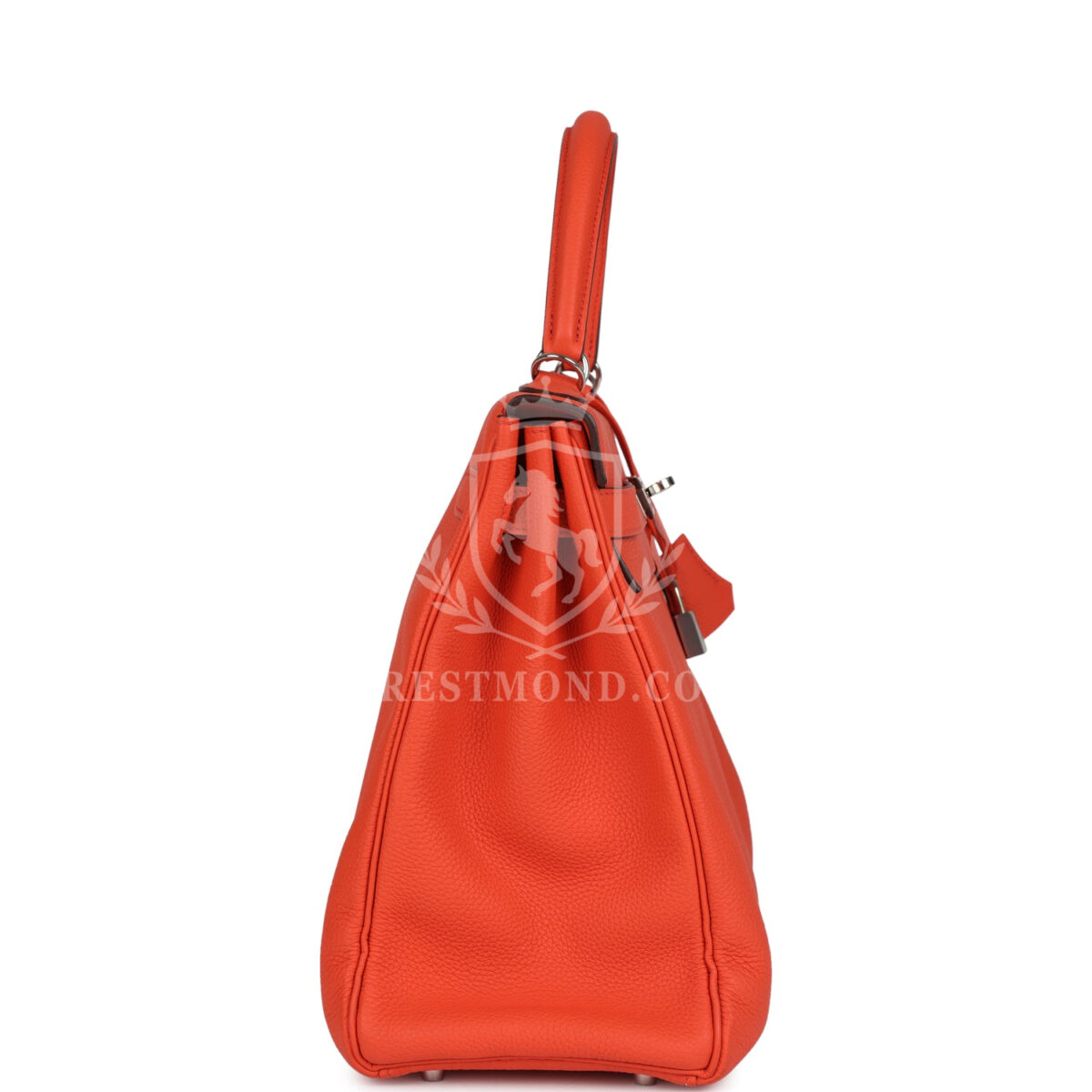 Hermes Kelly Retourne 35 Orange Poppy Togo PHW — изображение 3