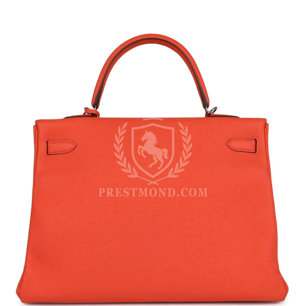 Hermes Kelly Retourne 35 Orange Poppy Togo PHW — изображение 4