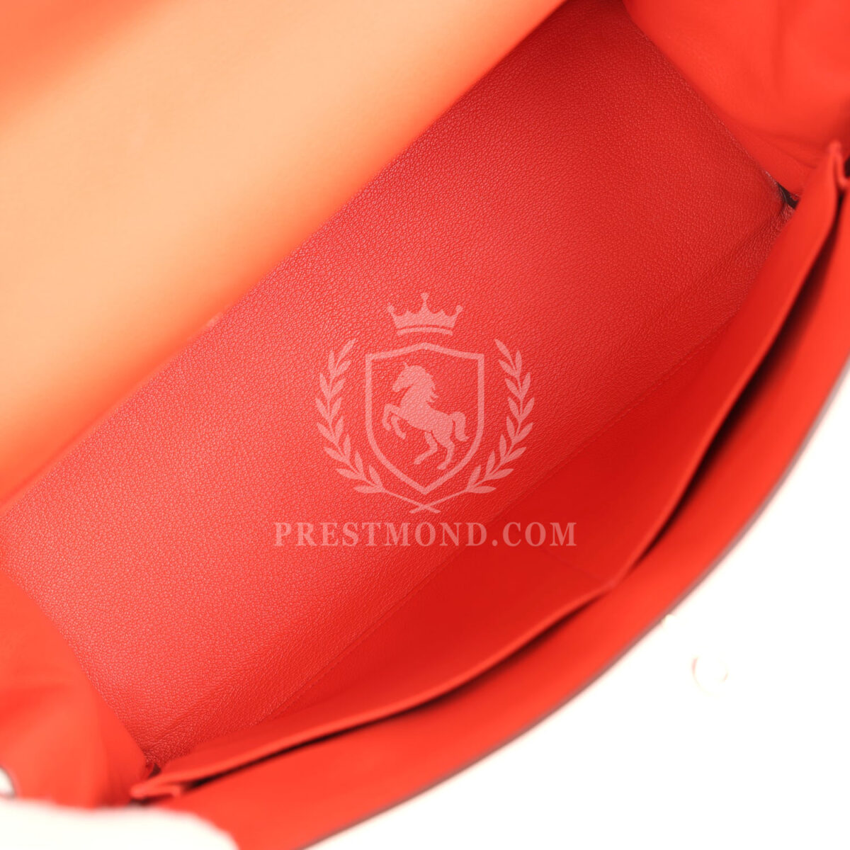 Hermes Kelly Retourne 35 Orange Poppy Togo PHW — изображение 8