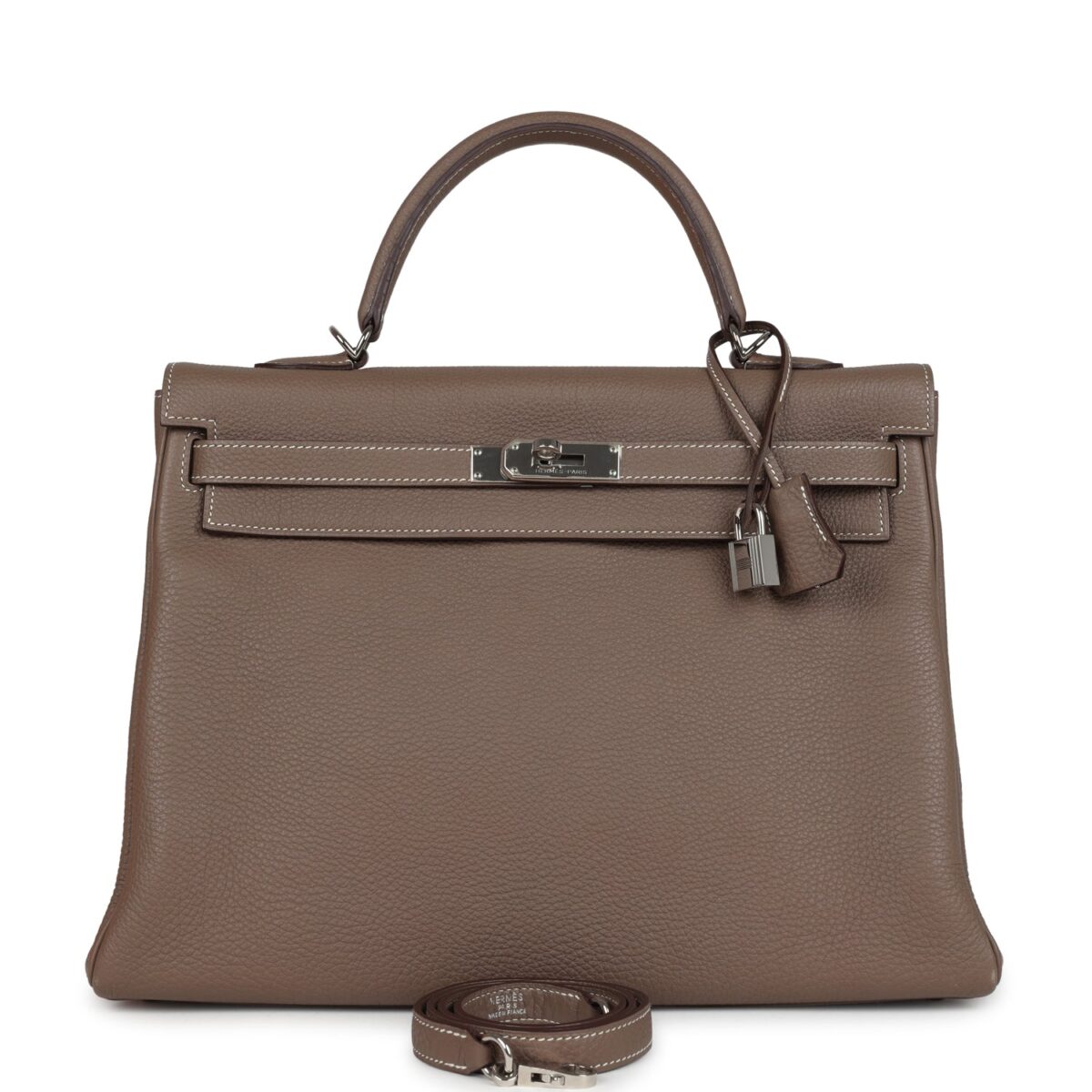 Hermes Kelly Retourne 35 Etoupe Togo PHW