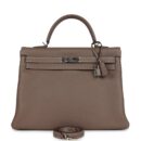 Hermes Kelly Retourne 35 Etoupe Togo PHW