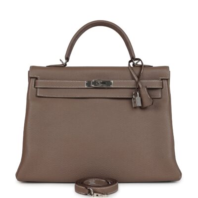 Hermes Kelly Retourne 35 Etoupe Togo PHW