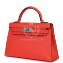 Hermes Kelly Sellier 20 Orange Field Epsom PHW