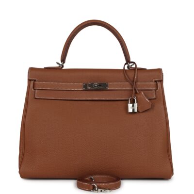 Hermes Kelly Retourne 35 Gold Togo PHW