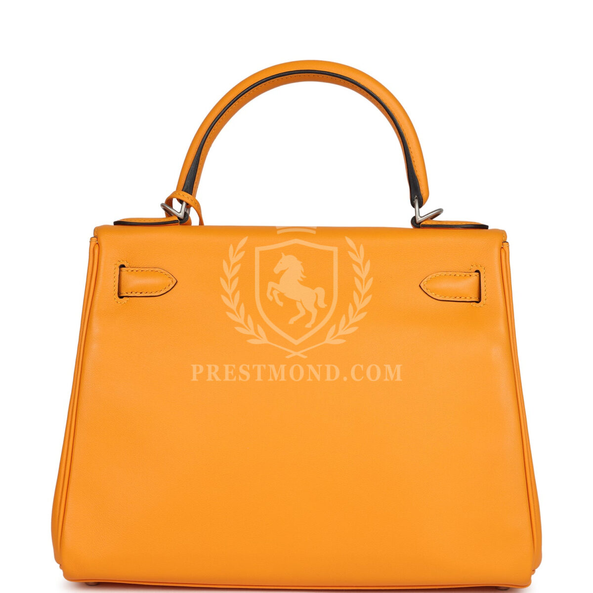 Hermes Special Order (HSS) Kelly Retourne 28 Jaune D'Or Swift Brushed PHW — изображение 4